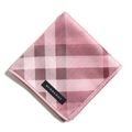 2015SS 新作 新品 バーバリー チェックハンカチ 34604bur ピンク系 メンズ レディース