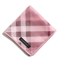 2015SS 新作 新品 バーバリー チェックハンカチ 34604bur ピンク系 メンズ レディース