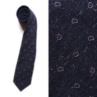 2015SS新作 新品 バーバリーブラックレーベル 柄ネクタイ 34729bur ネイビー アクセントに！ 