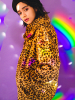 WC/丸襟ファーコート