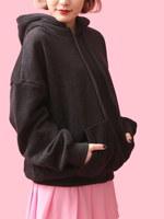 WC/無地ビッグパーカー