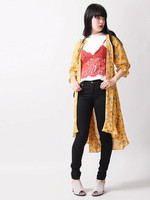 WEGO/イレヘムフリルガウンワンピース