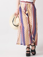 WEGO/エスニックスリットワイドパンツ