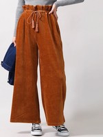 WEGO/カットコールペーパーバックワイドパンツ