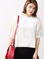 WEGO/クラッシュベロアTシャツ