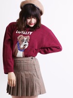 WEGO/チェックプリーツミニスカート