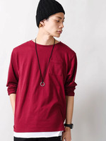 WEGO/ネックレス付き無地Tシャツ