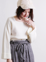 WEGO/ワイドスリーブセーター