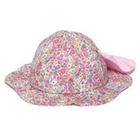 【20%OFF】花柄日よけつきハット
