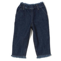 【23%OFF】フリンジデニムパンツ