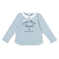 【60%OFF】【キッズサイズ向け】衿つきロゴ入りTシャツ