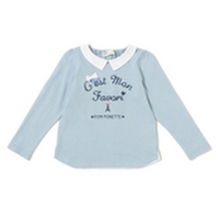 【60%OFF】【キッズサイズ向け】衿つきロゴ入りTシャツ