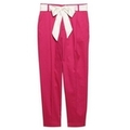 【57%OFF】【LIEN】綿サテンストレッチテーパードパンツ