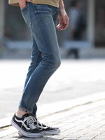 【MadeInJapan】NEW PENCIL FIT TYPE USED WASH MODEL