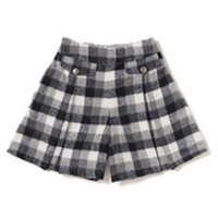 【50%OFF】【キッズサイズ向け】チェック柄キュロット