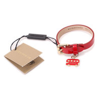 【新品】 エナメルブレスレット [全長]22cm×1cm , [最大]18cm [最小]16cm バーバリー y-000599 BURBERRY レッド系 レディース