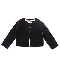【新品】 カーディガン 12M バーバリー 49317 BURBERRY ブラック系 ガールズ