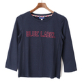 【新品】 カットソー 38 バーバリーブルーレーベル 48908 BURBERRY BLUE LABEL ネイビー系 レディース