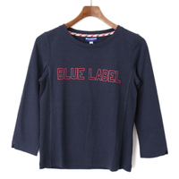 【新品】 カットソー 38 バーバリーブルーレーベル 48908 BURBERRY BLUE LABEL ネイビー系 レディース