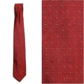 【新品】 クレストブリッジ クレストブリッジ　ドット柄ネクタイ  68407 CRESTBRIDGE レッド メンズ
