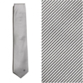 【新品】 クレストブリッジ ストライプネクタイ  67400 CRESTBRIDGE グレー メンズ