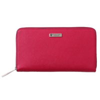 【新品】 クレストブリッジ プリズムレザーラウンドジップウォレット 全長19.5cm cb-000391 CRESTBRIDGE ピンク系 メンズ