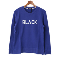 【新品】 スウェット 2 バーバリーブラックレーベル 48034 BURBERRY BLACK LABEL ブルー系 メンズ