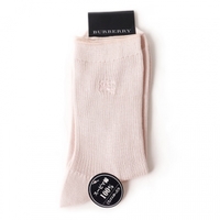 【新品】 ソックス  バーバリーロンドン 60517 BURBERRY LONDON ピンク系 レディース