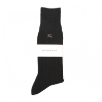 【新品】 ソックス 25〜27 バーバリーロンドン 48525 BURBERRY LONDON ブラック系 メンズ