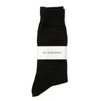 【新品】 ソックス 靴下 25〜27cm バーバリー 61171 BURBERRY ブラック系 メンズ