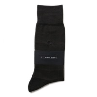 【新品】 ソックス 靴下（チェック） 25〜26 バーバリー 51926 BURBERRY グレー系 メンズ