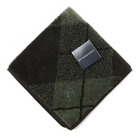 【新品】 タオルハンカチ  バーバリー 60389 BURBERRY グリーン系 レディース