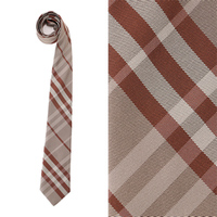 【新品】 チェックネクタイ 145×7.2cm バーバリーロンドン y-000553 BURBERRY LONDON ブラウン系 メンズ