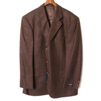 【新品】 ノッチドラペルテーラードシングルジャケット 52 バーバリーロンドン br01002074 BURBERRY LONDON ブラウン レディース