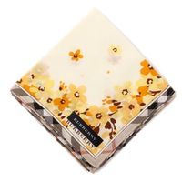 【新品】 ハンカチ  バーバリー 61549 BURBERRY イエロー系 レディース