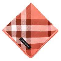 【新品】 ハンカチ  バーバリー 61595 BURBERRY オレンジ系 レディース