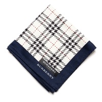 【新品】 ハンカチ  バーバリーロンドン 64129 BURBERRY LONDON ネイビー系 レディース
