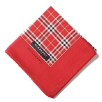 【新品】 ハンカチ  バーバリーロンドン 64604 BURBERRY LONDON レッド レディース