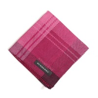 【新品】 ハンカチ チェック  バーバリー 71552 BURBERRY ピンク メンズ