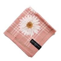 【新品】 ハンカチ 大判 バーバリーロンドン 64240 BURBERRY LONDON サーモン レディース