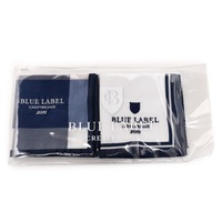 【新品】 ハンカチ2枚セット  バーバリー 60468 BURBERRY ブルー系×ホワイト系 レディース