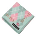 【新品】 ハンカチ　アーガイル  バーバリーロンドン 68926 BURBERRY LONDON グリーン レディース