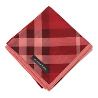 【新品】 ハンカチ　チェック  バーバリーロンドン 68880 BURBERRY LONDON レッド レディース