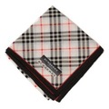 【新品】 ハンカチ　チェック  バーバリーロンドン 68919 BURBERRY LONDON ホワイト レディース