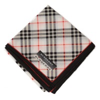 【新品】 ハンカチ　チェック  バーバリーロンドン 68919 BURBERRY LONDON ホワイト レディース
