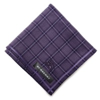 【新品】 ハンカチ　チェック  バーバリーロンドン 69174 BURBERRY LONDON パープル レディース