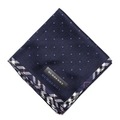 【新品】 ハンカチ　ドット  バーバリーロンドン 69159 BURBERRY LONDON ネイビー レディース