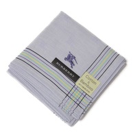 【新品】 ハンカチ　ライン  バーバリーロンドン 68944 BURBERRY LONDON ブルー レディース