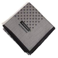 【新品】 ハンカチ　小紋  バーバリーロンドン 67427 BURBERRY LONDON グレー レディース