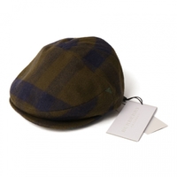 【新品】 ハンチング帽  バーバリーロンドン 52632 BURBERRY LONDON カーキ系×ネイビー系 ボーイズ